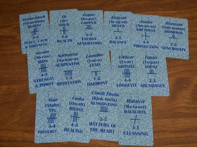 Stone Ogham Cards